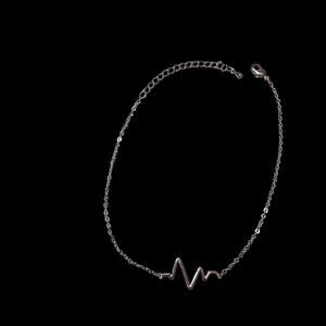 From St Xavier heart beat silver Brett bracelet NWT and dust bag Minimalist